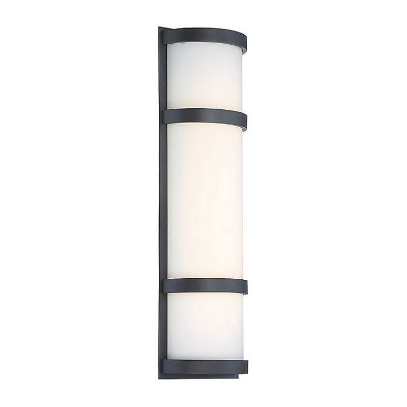 Latitude Outdoor Wall Sconce by W.A.C. Lighting, Finish: Black, Size: 20 Inch,  | Casa Di Luce Lighting