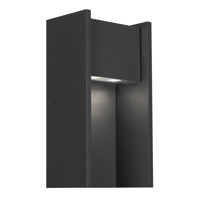 Black Zur 18 Outdoor LED Wall Sconce by Tech Lighting
