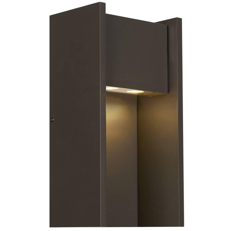 Bronze Zur 18 Outdoor LED Wall Sconce by Tech Lighting