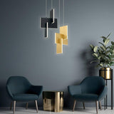 Coburg LED Small Pendant by Eurofase, Finish: Black, Gold, ,  | Casa Di Luce Lighting
